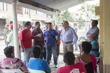 Foto sexta visita a la comuna 21