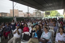 Foto sexta visita a la comuna 21