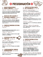 Programación Centro Histórico de Cali