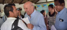 Así fue la visita del alcalde Maurice Armitage este lunes al corregimiento Pance