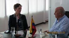 Embajadora de Australia visitó a Maurice Armitage.
