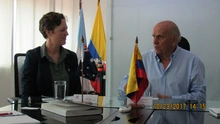 Embajadora de Australia visitó a Maurice Armitage.
