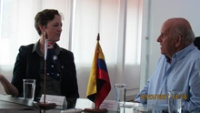 Embajadora de Australia visitó a Maurice Armitage.