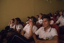 Los estudiantes de los colegios de la ciudad también disfrutan del Festival Internacional de Teatro de Cali 2017
