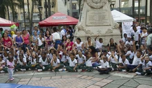 Los niños disfrutaron de la XIV Feria Interinstitucional en la Plaza de Cayzedo