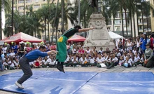 Los niños disfrutaron de la XIV Feria Interinstitucional en la Plaza de Cayzedo