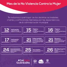 Alcaldía se prepara para conmemorar el día de la No Violencia contra las Mujeres