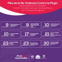 Alcaldía se prepara para conmemorar el día de la No Violencia contra las Mujeres