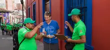 Limpieza y embellecimiento del barrio San Antonio, en el marco de la campaña Colombia Limpia
