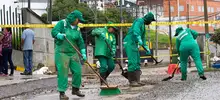 Trabajo interinstitucional fue clave en despeje de vías tras deslizamientos