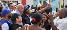 Las mejores imágenes de la visita del alcalde Maurice Armitage a la comuna 16