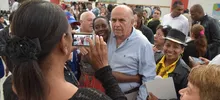 Las mejores imágenes de la visita del alcalde Maurice Armitage a la comuna 16