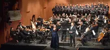 El Teatro Municipal se engalanó con Betty Garcés y la Filarmónica