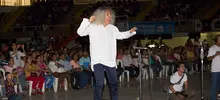 Mil niños le cantaron a la naturaleza y a la ciudad en el Coliseo El pueblo
