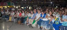 Mil niños le cantaron a la naturaleza y a la ciudad en el Coliseo El pueblo