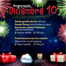Diciembre 10 - Bulevar del Río - Hora: 7:00 p.m.