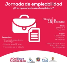Este miércoles 13 de diciembre, jornada de empleabilidad en Casa Matria