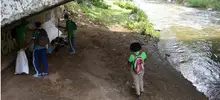 Cali bonita limpieza río pance