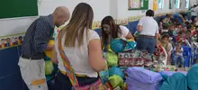 El Niño Dios  llegó al Hogar Infantil de Samaritanos de la Calle