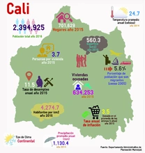 Infografía Cali en Cifras - 1