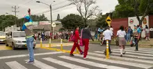 Camino seguro en zonas escolares
