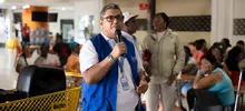 Arroz, aceite y carne los principales productos que llevaron las víctimas del conflicto armado con sus bonos de alimentación.