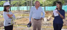 Alcalde Armitage acompaña recorrido del Ministerio de Educación por I.E.O. Eustaquio Palacios