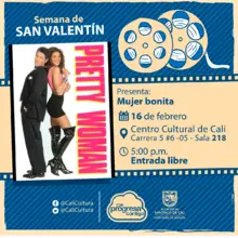 Prográmese con la Semana de San Valentín, en la Videoteca de la Sala Audiovisual de Cali