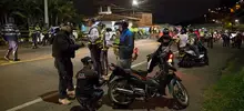 Así son los operativos conjuntos en la vía al Mar