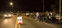 Así son los operativos conjuntos en la vía al Mar