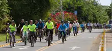 VI Bicletada por los humedales convocó a más de 200 personas