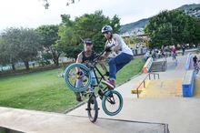 Más de 40 deportistas extremos se tomaron la Unidad Alberto Galindo