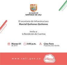Invitación a rendición de cuentas