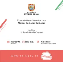 Invitación a rendición de cuentas