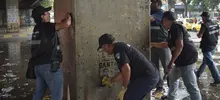 Propaganda política no permitida sigue ensuciando la ciudad