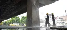 Propaganda política no permitida sigue ensuciando la ciudad