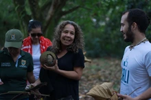 Dagma le rindió tributo al agua