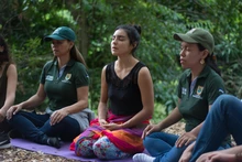 Dagma le rindió tributo al agua