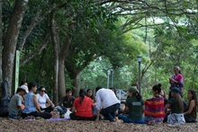 Dagma le rindió tributo al agua