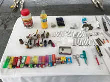 Toma preventiva de la policía en el centro de Cali