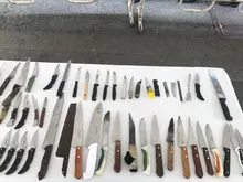 Toma preventiva de la policía en el centro de Cali