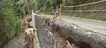 Vía a Ventiaderos en Los Andes 04