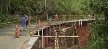 Vía a Ventiaderos en Los Andes 07