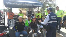Más de 120 motociclistas conocieron los “Puntos Ciegos” de los vehículos pesados.