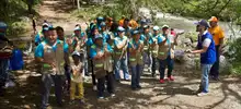La quebrada del Cabuyal más limpia en jornada de limpieza  