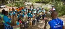 La quebrada del Cabuyal más limpia en jornada de limpieza  