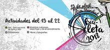 Colectivos y Administración Municipal pedalean la celebración del Día Mundial de la Bicicleta.