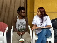 67 habitantes de calle fueron atendidos hoy con el dispositivo móvil