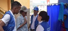 67 habitantes de calle fueron atendidos hoy con el dispositivo móvil