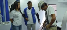 67 habitantes de calle fueron atendidos hoy con el dispositivo móvil